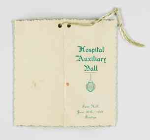 Souvenir - Dance Card, 1931