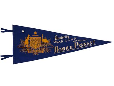 Award - Twenty Two Security Loan Honour Pennants, Commonwealth of Australia, c 1946 - 1963