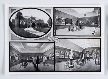 Souvenir - Reproduction of postcard, Bendigo Art Gallery