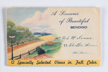 Souvenir, Nucolorvue Productions, A Souvenir of Beautiful Bendigo, c. 1940