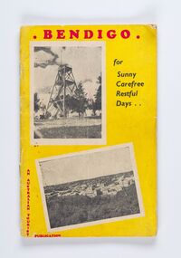 Booklet, Co-operative Press, Bendigo for Sunny Carefree Restful Days, 1947