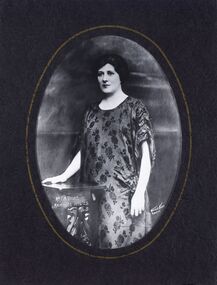 Photograph - Portrait, Vincent Kelly, Maud Vains, Mayoress 1924 - 25, unknown