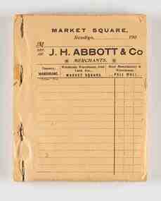 Financial record - Order book, RHS Abbott