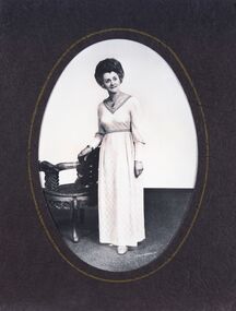 Photograph - Portrait, Martin Washington, Gwen Jeffrey, Mayoress 1969 - 70, c 1969