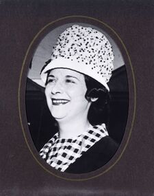 Photograph - Portrait, Peg Elliott, Mayoress 1971 - 72, c 1971