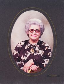 Photograph - Portrait, Don Semmens, Phyllis Campbell, Mayoress 1975 - 76, 1979 - 80, c 1980