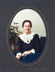 Photograph - Portrait, Don Semmens, Elizabeth Stoltz Mayoress 1981 - 82, c 1981