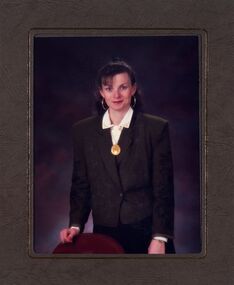 Photograph - Portrait, Richard Gibbs, Karen Douglass, Mayoress 1990-91, 1991 - 92, 1992 -93, c 1990