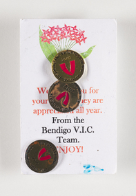 Memorabilia - Volunteer Badge, City of Greater Bendigo, 2010