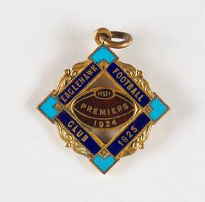 Medal, Stokes and Son, Eaglehawk Football Club, 1925