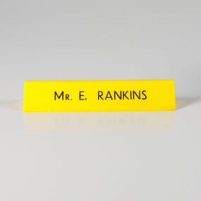 Sign, Australia Post, Mr. E. Rankins