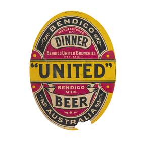 Artwork, other - Label, United Beer, c 1923
