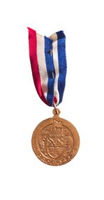 Medal - City of Bendigo Centenary Medal with ribbon, Stokes and Son
