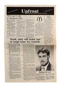 Newspaper, Shire of Marong, Upfront, c 1989