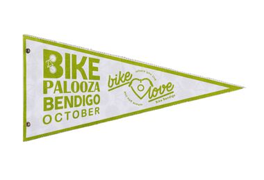 Memorabilia - Bicycle flag, Bike Palooza, c 2019