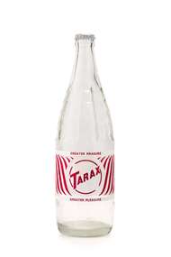 Domestic object - Soft drink bottle, Tarax, c 1970