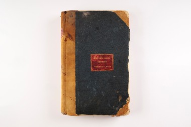 Book, J. B. Young Stationer, Mayor's Room Visitors Book, 1900