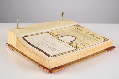Book - WW1 Commemorative Album, Roll of Honour :: Shire of Marong, Unknown