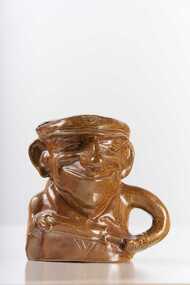 Artwork, other - Bendigo Pottery Toby Jug, Bendigo Pottery, Sir Donald Bradman, c 1977