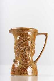 Artwork, other - Tony Greig and Greg Chappell Toby Jug, Bendigo Pottery, c 1977