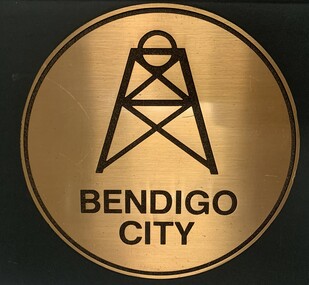 Plaque, City of Bendigo, Bendigo City, c 1985