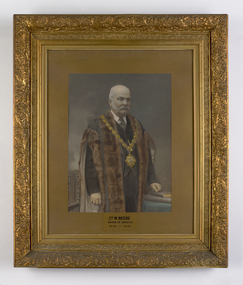 Photograph - Mayor Portrait Cr William Beebe (Jnr), Bartlett Bros, Cr W. Beebe, 1917