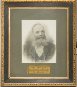 Photograph - Commemorative portrait, Hon J. H. A. Abbott J.P., M.L.C, c 1904