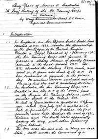 Work on paper - 40 Years of Service the Air Training Corps, 40 Years of Service