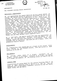 Newsletter - Anti Gravity VICAIRTC Gliding School Newsletter, Anti Gravity