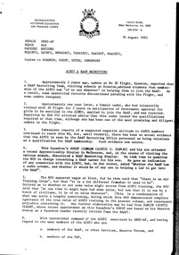Work on paper - Minute CO VICAIRTC to DRES-AF, AIRTC and RAAF Recruiting