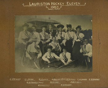 Photograph, Lauriston Hockey Eleven 1905