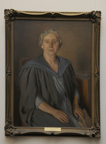 Painting, Portrait of Miss Elizabeth Kirkhope Headmistress 1901-1933