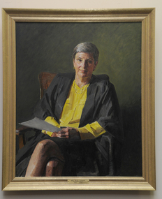 Painting, Portrait of Mrs Ruth Tideman Headmistress 1983-2000