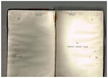 Book, Arthur Conan Doyle, The great Boer war, 1902