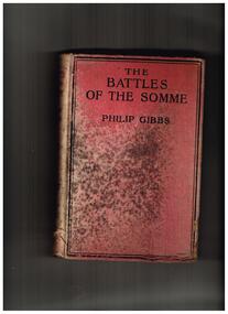 Book, Phillip Gibbs, The Battles of the Somme, 1917