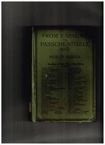Book, Heinnemann, From Bapaume to Passchendaele, 1917, 1918