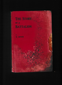 Book, Melville & Mullen, The story of a battalion, 1919