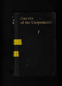 Book, John Hamilton, Guests of the unspeakable : the odyssey of an Australian airman -- being a record of captivity and escape in Turkey, 1928