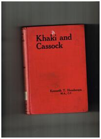 Book, Melville & Mullen, Khaki and cassock, 1919