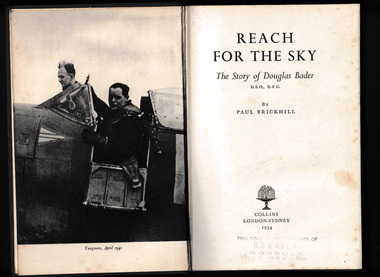Book, Paul Brickhill, Reach for the sky, 1954