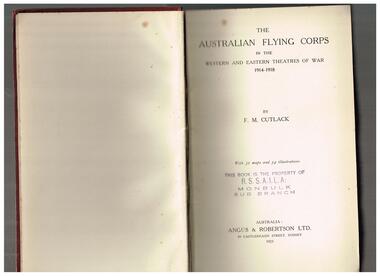 Book, Angus & Robertson Ltd et al, The Official history of Australia in the War of 1914-1918: The Australian Imperial Force in Sinai and Palestine, 1921-1942