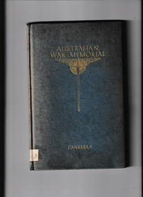 Book, Australian War Memorial, Guide to Australian War Memorial, 1945