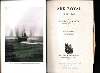 Book, Rupert Hart-Davi, Ark Royal, 1957