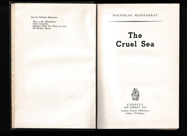Book, Cassell, The Cruel sea, 1953