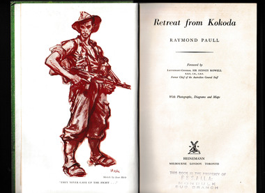 Book, Heinemann, Retreat from Kokoda, 1958
