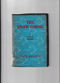 Book, Wyatt & Watts, The snow goose, 1948