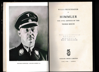 Book, Odhams, Himmler : the evil genius of the Third Reich, 1953