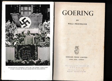 Book, Odhams, Goering, 1950
