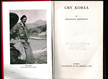 Book, Reginald Thompson, Cry Korea, 1952