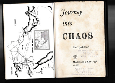 Book, MacGibbon & Kee, Journey into chaos, 1958
